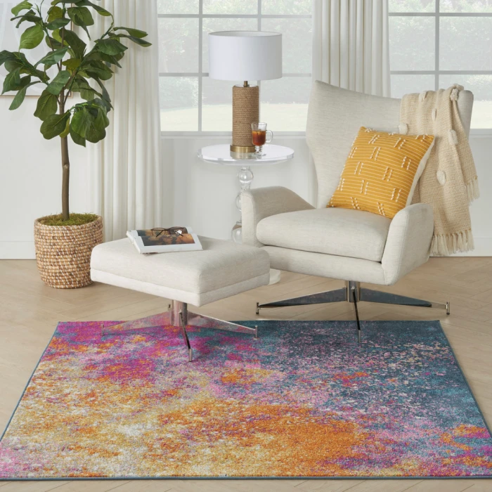Nourison Passion Area Rug PSN10 Sunburst