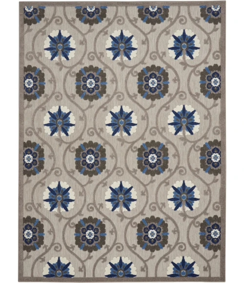 Nourison Aloha Area Rug ALH19-Grey/Blue