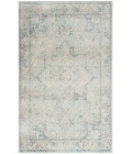 Nourison Astra Machine Washable Light Blue ASW12 5 ft. 3 in. X 7 ft. Rectangle Rug