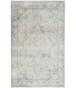 Nourison Home Astra Machine Washable ASW12 Light Blue 5 ft. 3 in. X 7 ft. Area Rug