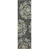 Nourison Home Maxell MAE10 Ivory/Charcoal 2 ft. 2 in. X 7 ft. 6 in. Area Rug