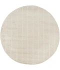 Nourison Serenity Home Ivory Cream SRH05 4 ft. X Round Rug