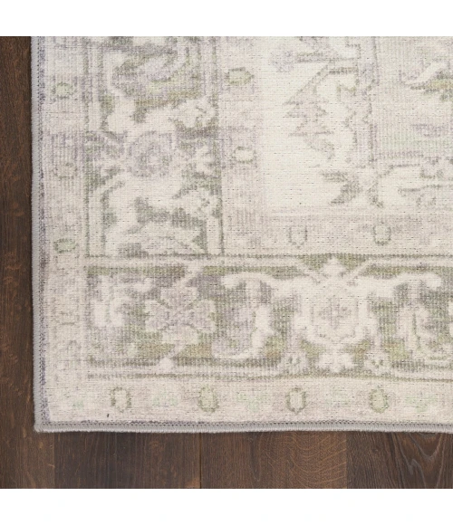 Nourison Vintage Washables Green VWS08 2 ft. 2 in. X 8 ft. Rect. Rug
