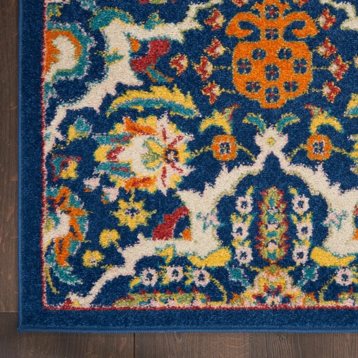 Nourison Allur Area Rug ALR03-Navy Multicolor