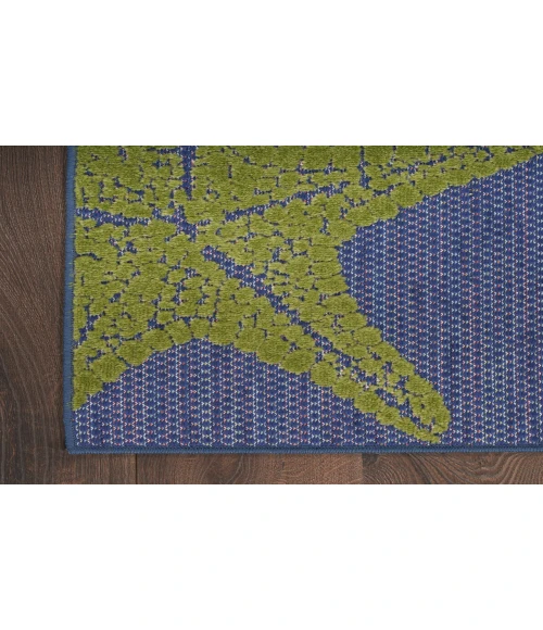 Nourison Aloha Blue Multicolor ALH28 2 ft. 3 in. X 8 ft. Rectangle Rug
