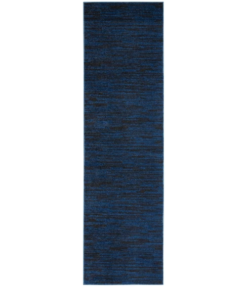 Nourison Essentials Midnight Blue Area Rug NRE01-Midnight Blue