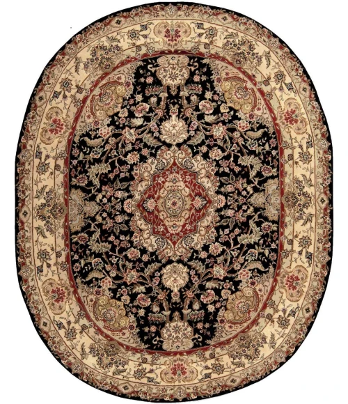 Nourison 2000 Oval Area Rug 2028-Black