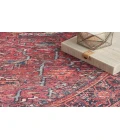 Nicole Curtis Machine Washable Series 1 Brick SR102 7 ft. 10 in. Round Rug