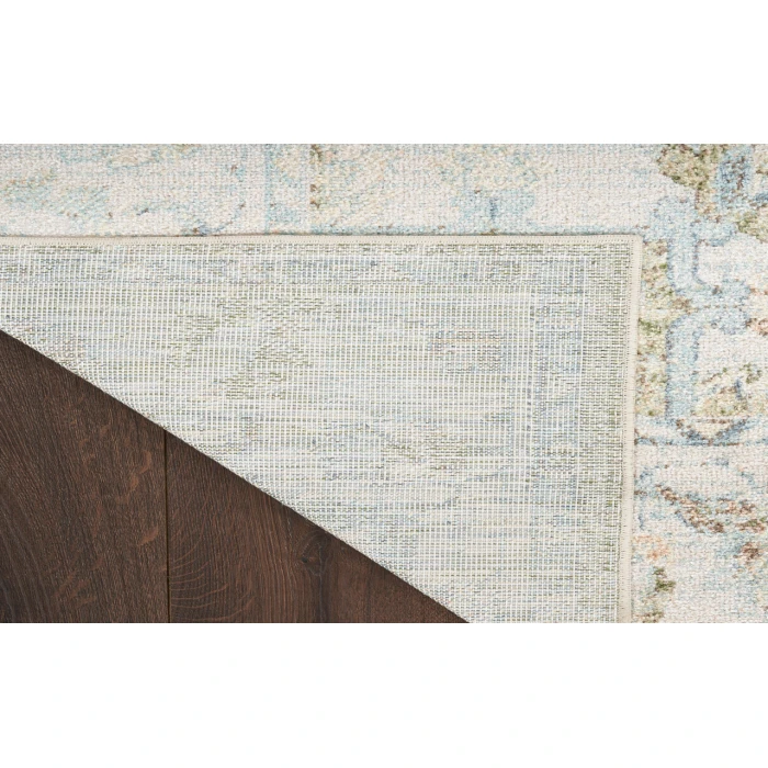 Nourison Astra Machine Washable Blue Green ASW12 9 ft. X 12 ft. Rectangle Rug