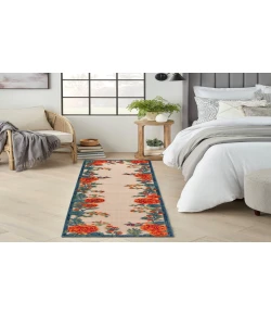 Nourison Home Aloha ALH32 Ivory Multicolor 2 ft. X 6 ft. Area Rug