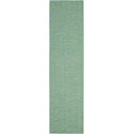 Nourison Home Positano POS01 Blue Green 2 ft. 2 in. X 8 ft. Area Rug