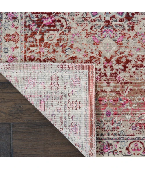 Nourison Vintage Kashan Runner Area Rug VKA01-Red