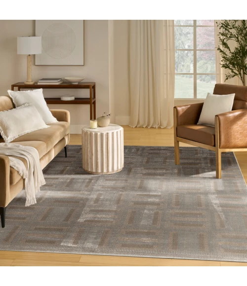 Nourison Home Nordic Grey Multicolor NRC11 8 ft. X 10 ft. Rectangle Rug