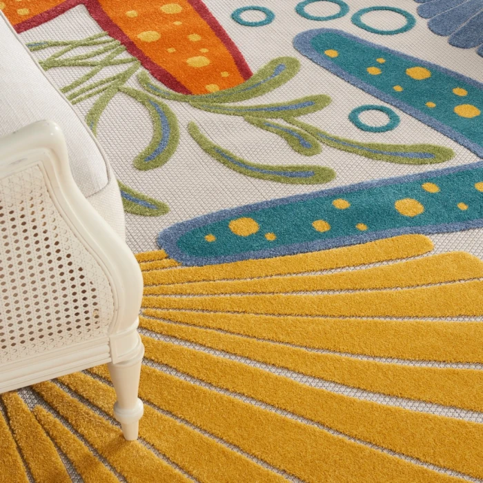 Nourison Aloha Area Rug ALH24-Multicolor