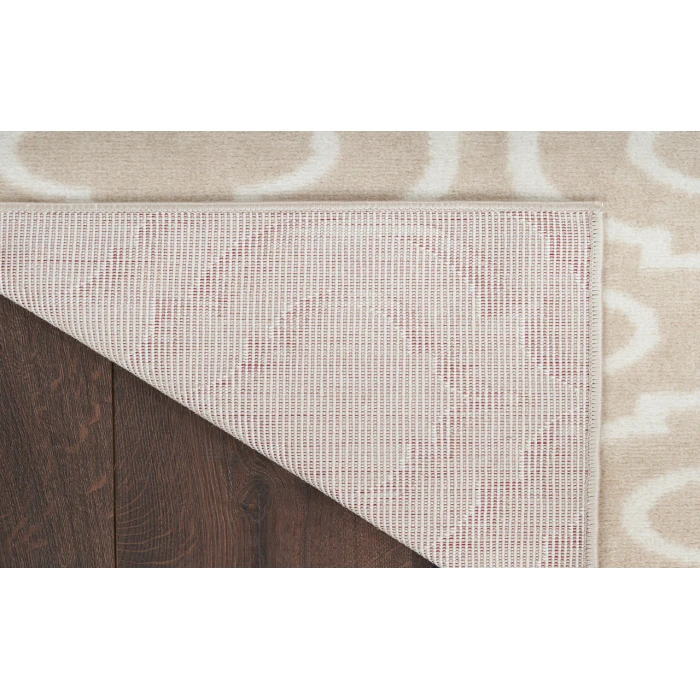 Nourison Jubilant Beige JUB19 5 ft. 3 in. X 7 ft. 3 in. Rectangle Rug