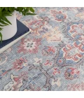 Nicole Curtis Machine Washable Series 1 Area Rug SR104 Blue/Multi 8' x 10'