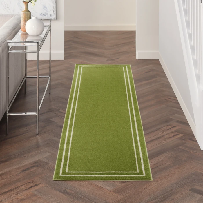 Nourison Nourison Essentials Area Rug NRE02 Green Ivory