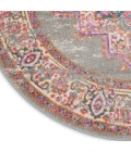 Nourison Passion Round Area Rug PSN03-Grey