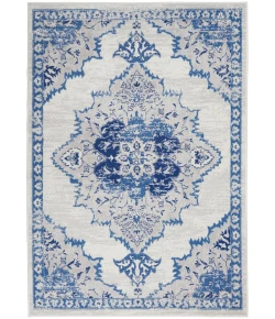Nourison Home Whimsicle WHS14 Ivory Blue 4 ft. X 6 ft. Area Rug