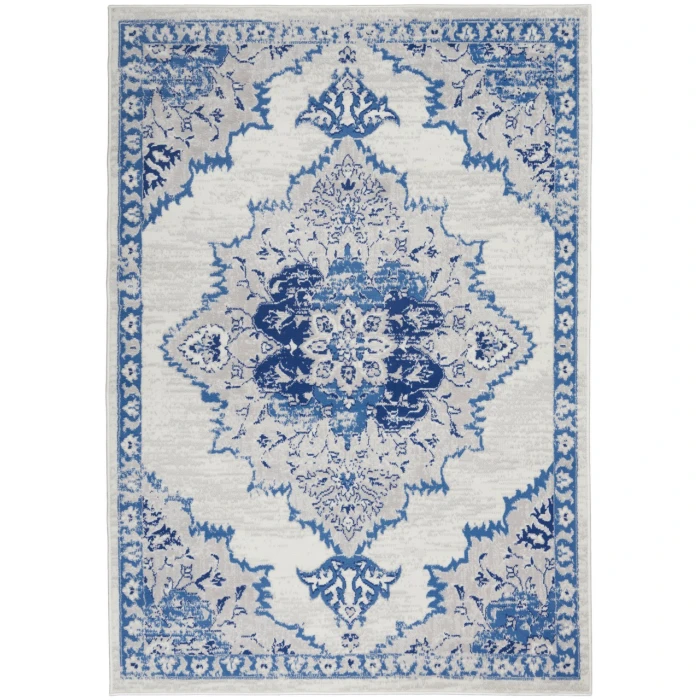 Nourison Whimsicle Area Rug WHS14-Ivory Blue