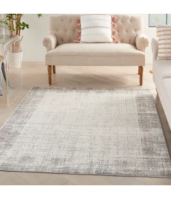 Nourison Home Elation ETN05 Ivory Grey 6 ft. X 9 ft. Area Rug