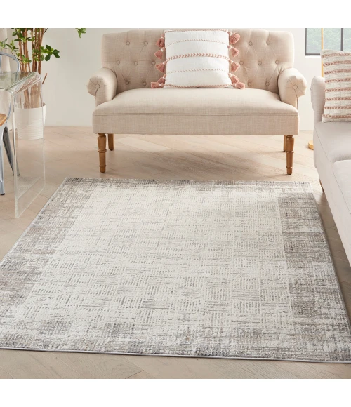 Nourison Elation Area Rug ETN05 Ivory Grey