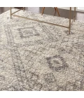 Nourison Oslo Shag Ivory/Grey OSL02 8 ft. X 11 ft. Rect. Rug