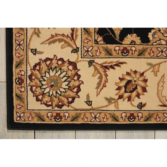 Nourison Persian Crown Black PC002 1ft.11in. x 2ft.11in. Rect. Rug