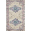 Nourison Home Grafix GRF14 Ivory Pink 2 ft. X 6 ft. Area Rug
