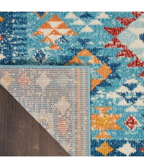 Nourison Passion Area Rug PSN47-Blue/Multicolor
