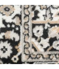 Nourison Dekor Ivory Charcoal DEK08 5 ft. 3 in. X 7 ft. Rect. Rug