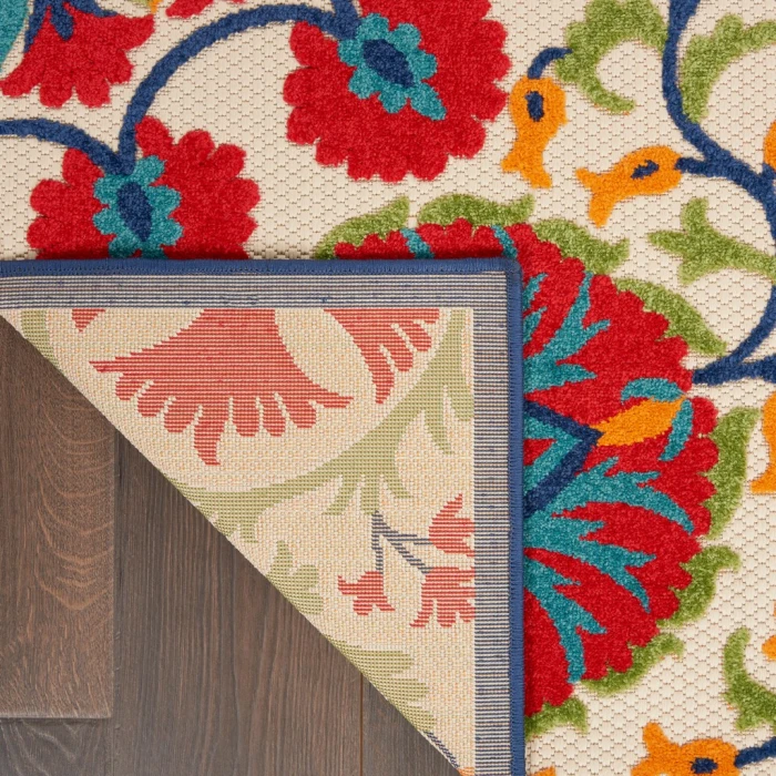 Nourison Aloha Runner Area Rug ALH20-Red/Multi