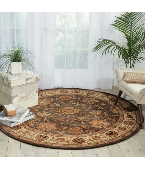 Nourison Home Nourison 2000 Slate 2206 6ft. x Round Round Rug