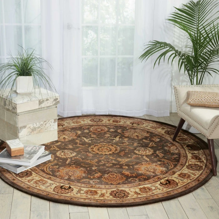 Nourison Home Nourison 2000 Slate 2206 6ft. x Round Round Rug