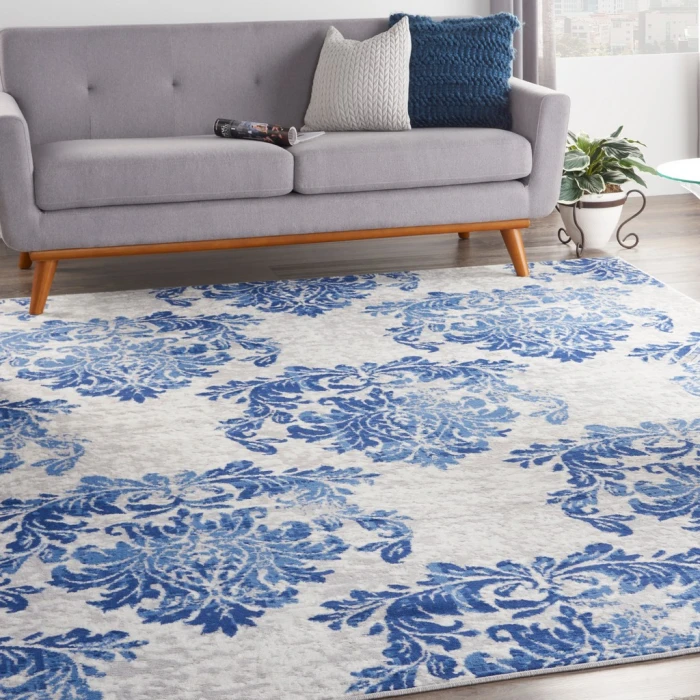 Nourison Whimsicle Area Rug WHS11-Ivory Navy