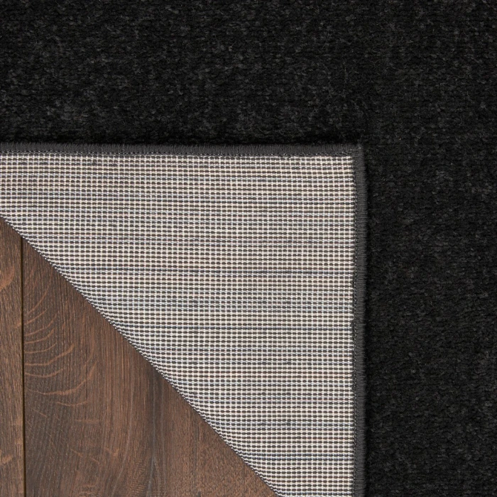 Nourison Essentials Black Area Rug NRE01-Black