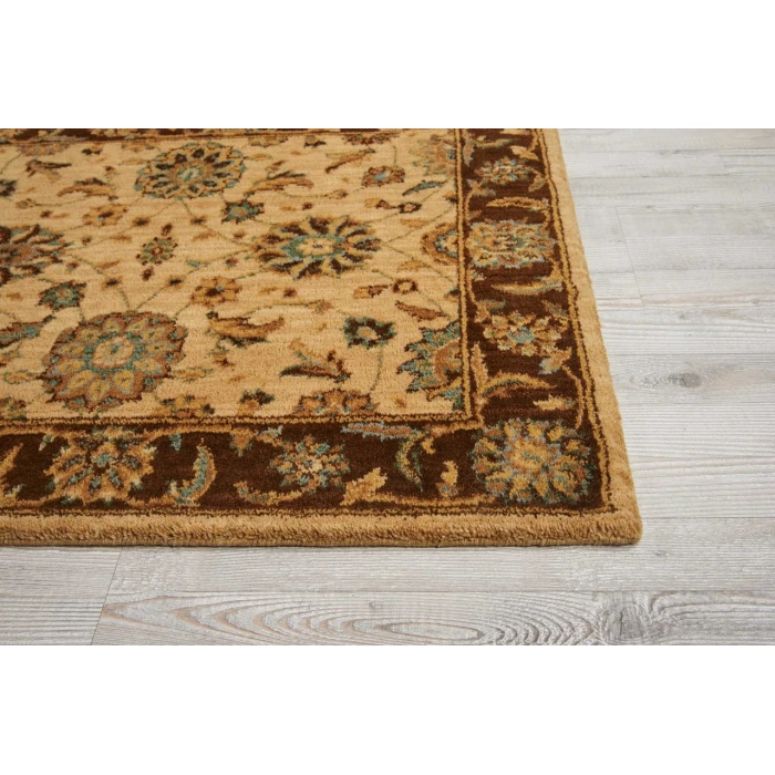 Nourison Home Living Treasures Brown LI05 3ft.6in. x 5ft.6in. Rect. Rug