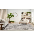 Nourison Garden Oasis Grey GOA05 9 ft. X 12 ft. Rectangle Rug