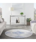 Nourison Whimsicle Area Rug WHS18-Grey Blue