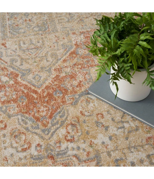 Nourison Nourison Essentials Persian Beige Rust NRE07 6 ft. X 9 ft. Rect. Rug
