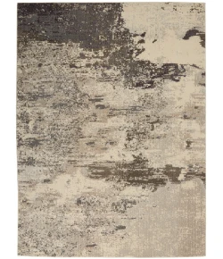 Nourison Home Celestial CES02 Ivory Grey 9 ft. X 12 ft. Area Rug