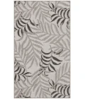 Nourison Garden Oasis Grey GOA01 2 ft. X 4 ft. Rect. Rug