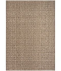Nourison Tulum Brown TLM01 6 ft. X 9 ft. Rect. Rug