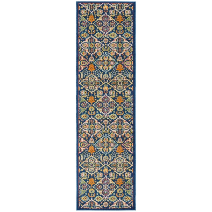 Nourison Allur Area Rug ALR03-Navy Multicolor