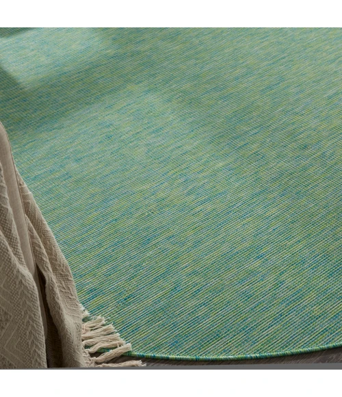 Nourison Positano Round Area Rug POS01-Blue/Green