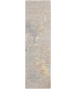 Nourison Home Silk Shadows SHA20 Silver 2 ft. 3 in. X 8 ft. Area Rug