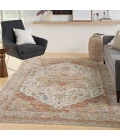 Nourison Sahar Ivory Rust SHR06 9 ft. X 13 ft. Rect. Rug