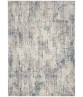 Calvin Klein Infinity Area Rug IFN04 Ivory Grey Blue
