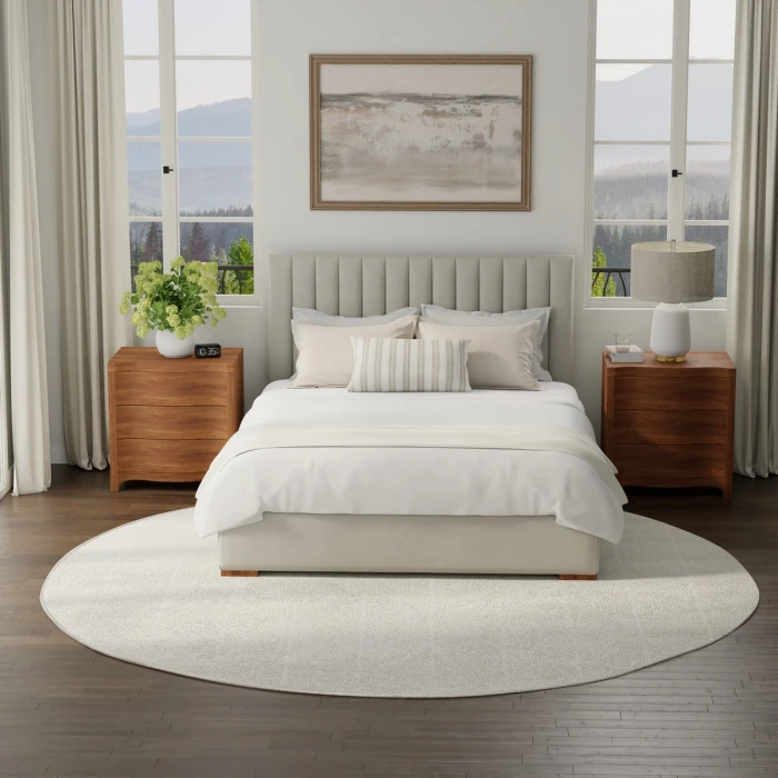 Nourison Serenity Home Ivory SRH05 8 ft. X Round Rug