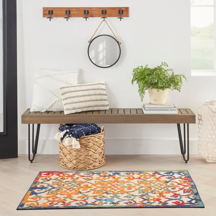 Nourison Aloha Area Rug ALH21 Multicolor 3' x 5'